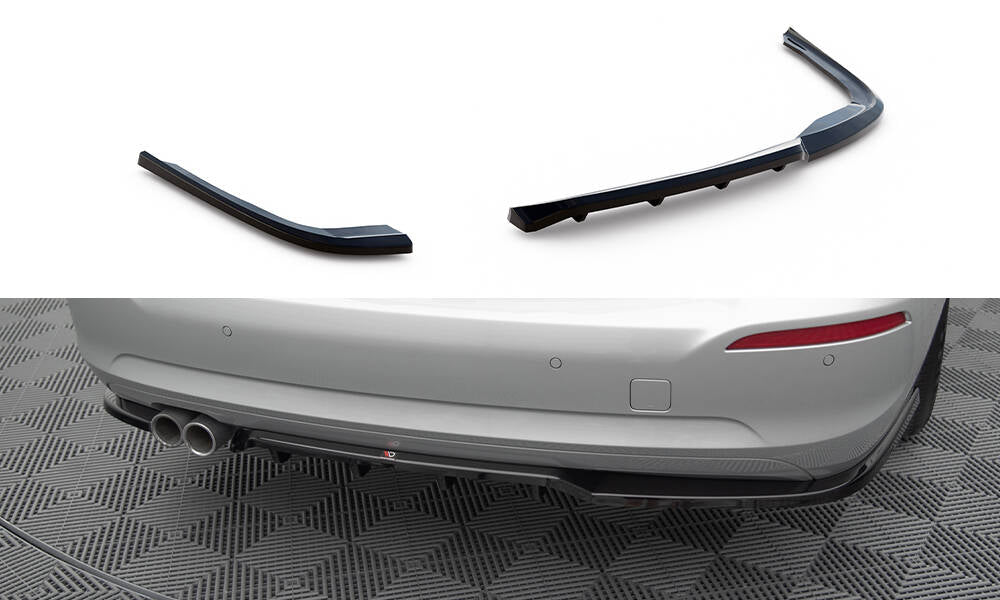 Maxton Design Street+ Mittlerer Diffusor RACE passend für BMW 3er GT F34 Facelift schwarz Hochglanz
