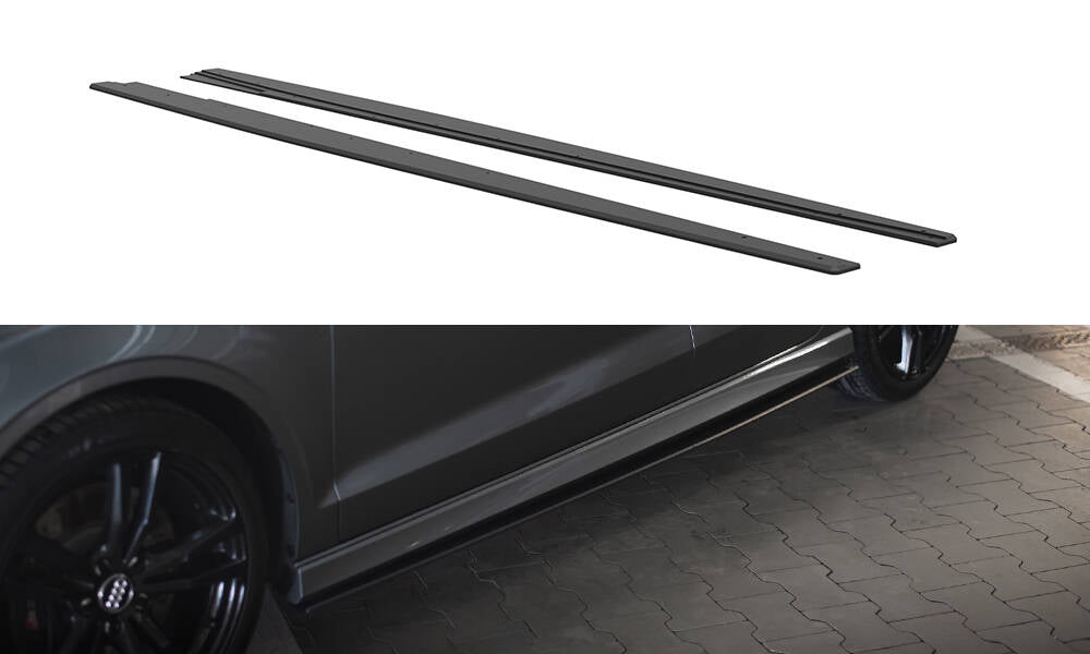 Maxton Design Street Pro Street+ Seitenschweller Leisten passend für Audi S3 / A3 S-Line Limousine 8V