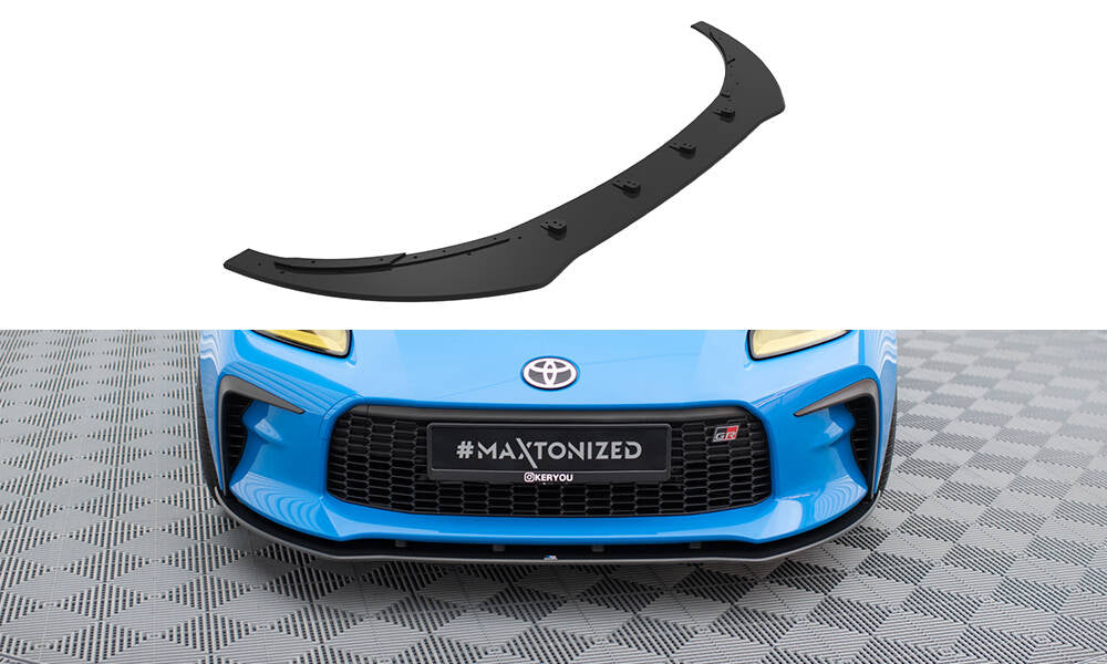 Maxton Design Street Pro Street+ Spoilerlippe Front Ansatz passend für V.1 passend für Toyota GR86 Mk1