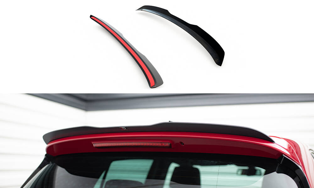 Maxton Design Spoiler CAP passend für VW GOLF 6 GTI / R schwarz Hochglanz
