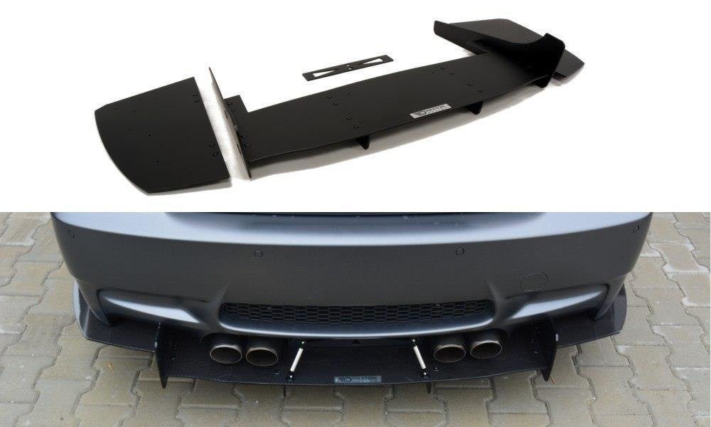 Maxton Design Diffusor Heck Ansatz passend für Heckschürze passend für BMW M3 E92 / E93