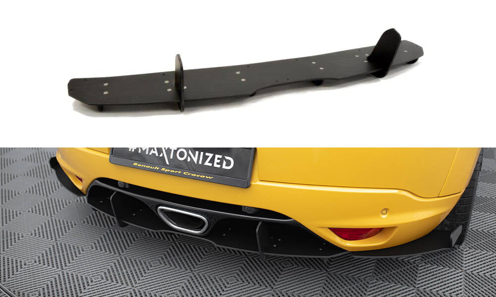 Maxton Design Diffusor Heck Ansatz passend für Heckschürze passend für RENAULT MEGANE MK3 RS