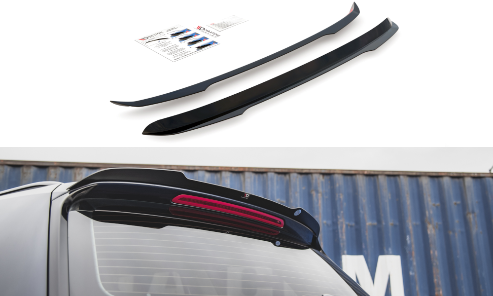 Maxton Design Spoiler CAP passend für VW Passat B8 Variant schwarz Hochglanz