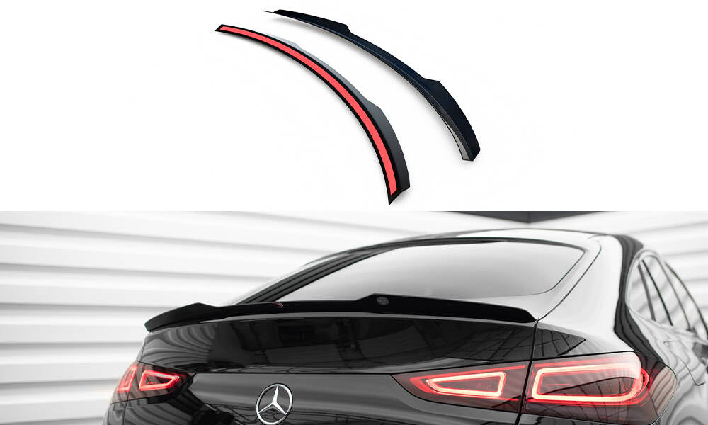 Maxton Design Spoiler CAP passend für Mercedes-Benz GLE Coupe AMG-Line C167 / C167 Facelift schwarz Hochglanz