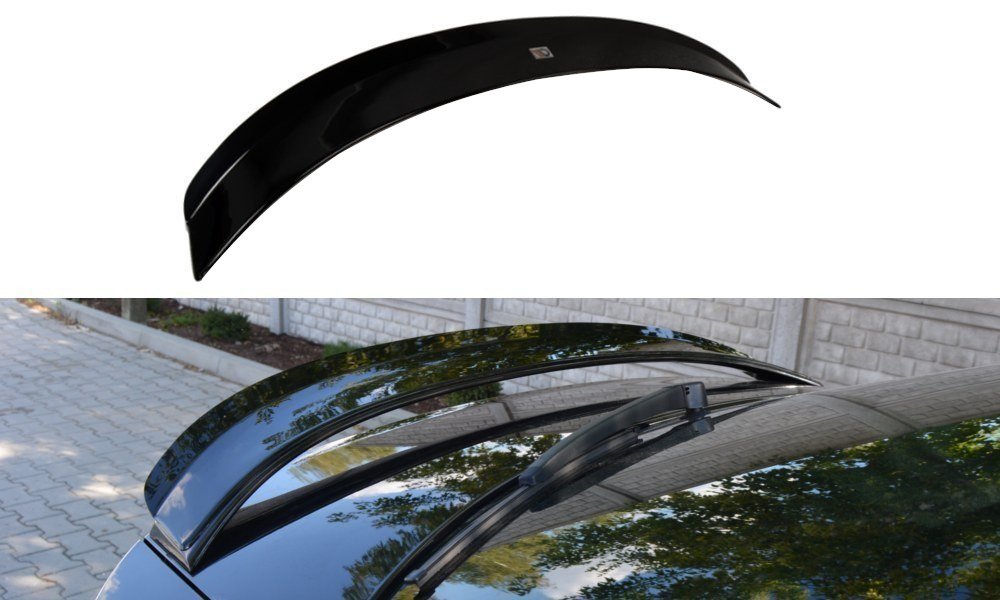 Maxton Design Spoiler CAP für SKODA OCTAVIA III RS PREFACE/FACELIFT Carbon Look