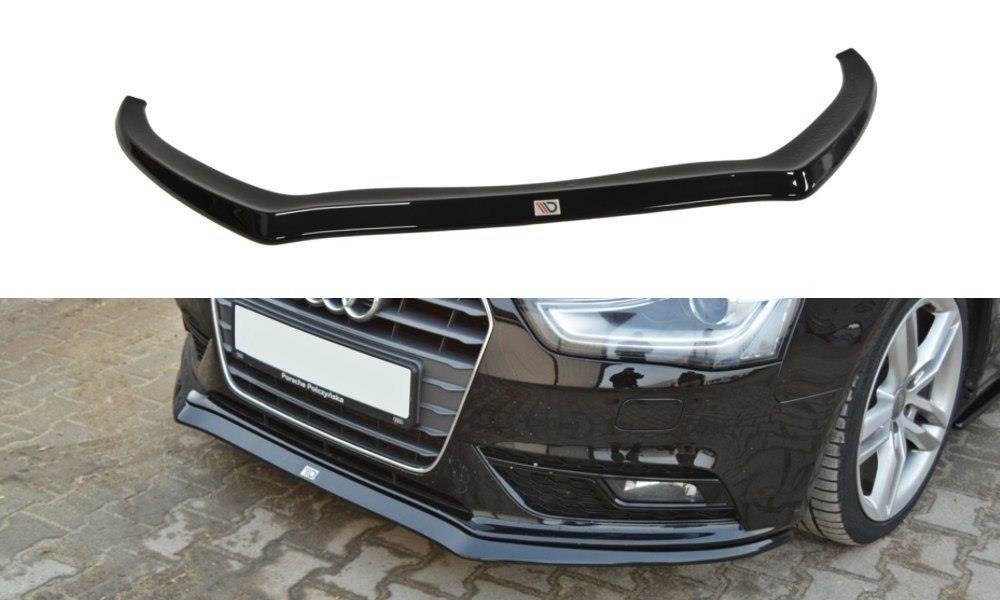 Maxton Design Front Diffuser V.2 Audi A4 B8 FL schwarz Hochglanz für Audi A4