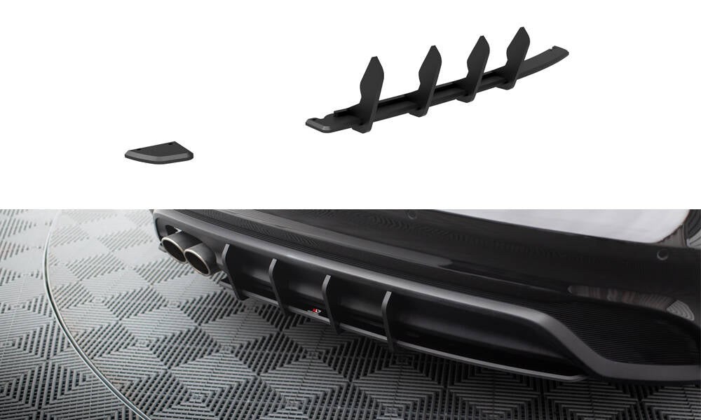 Maxton Design Street Pro Heckschürze passend für Jaguar XE X760 Facelift