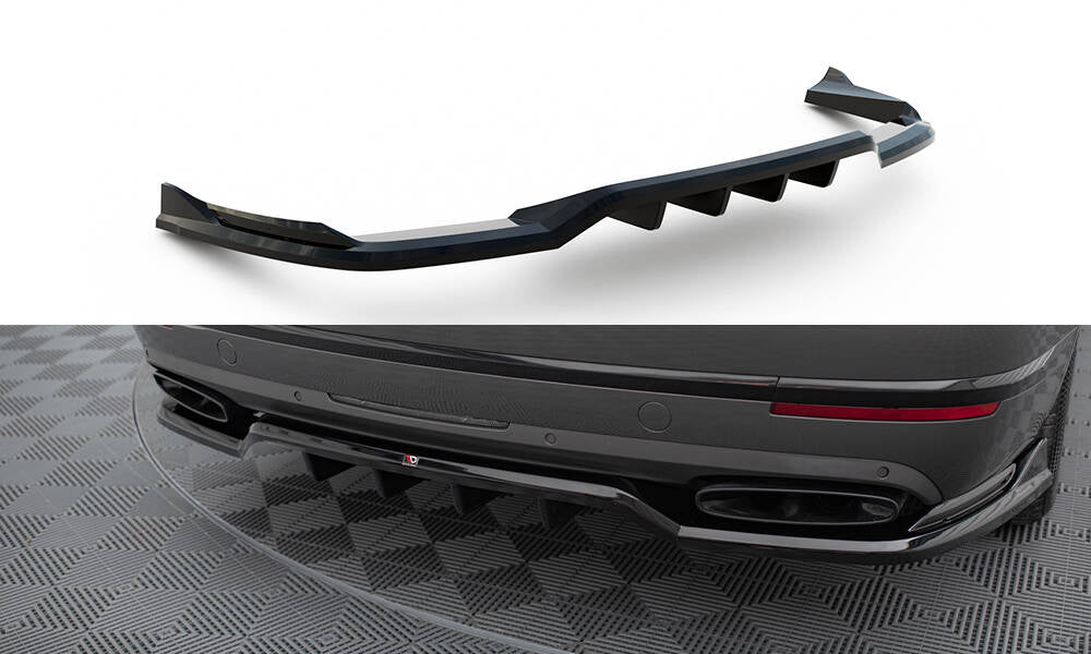 Maxton Design Street+ Mittlerer Diffusor RACE passend für Bentley Bentayga Mk1 schwarz Hochglanz