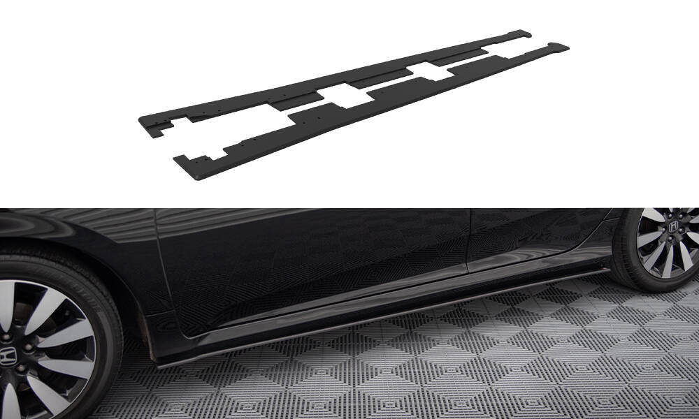 Maxton Design Street Pro Street+ Seitenschweller Leisten passend für Honda Civic Mk10