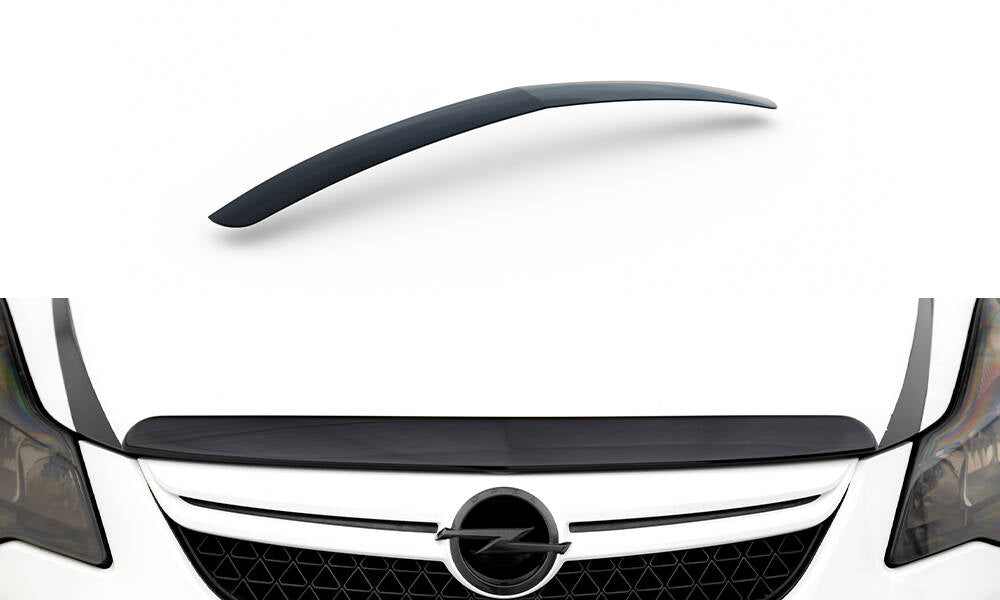 Maxton Design Maske Erweiterung Opel Corsa D OPC / VXR schwarz Hochglanz für Opel Corsa OPC D (Mk4)