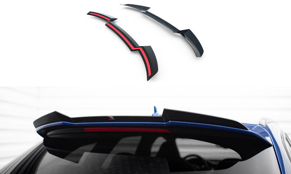 Maxton Design Spoiler CAP V.2 passend für Audi RS6 C7 / C7 Facelift schwarz Hochglanz