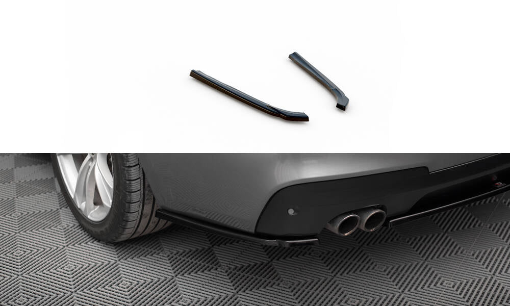 Maxton Design Heck Ansatz Flaps Diffusor passend für BMW 5er GT M-Paket F07 schwarz Hochglanz