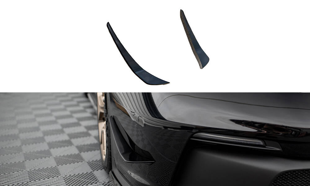 Maxton Design Stoßstangen Flaps Wings vorne Canards passend für Porsche 911 992 GT3