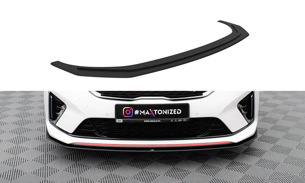 Maxton Design Street Pro Street+ Spoilerlippe Front Ansatz passend für Kia Ceed GT Mk3 / Proceed Mk1