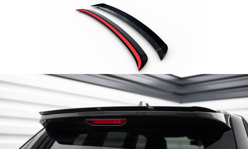 Maxton Design Spoiler CAP passend für Jeep Grand Cherokee WK2 Summit Facelift schwarz Hochglanz