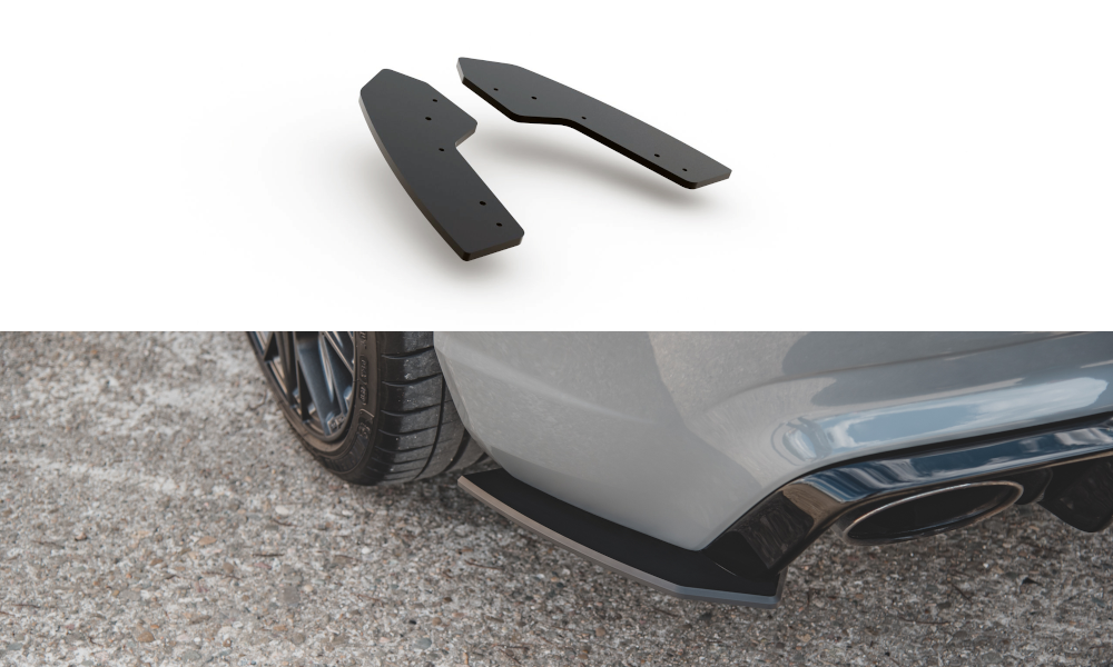 Maxton Design Street Pro Heck Ansatz Flaps Diffusor passend für Audi RS3 8V Sportback