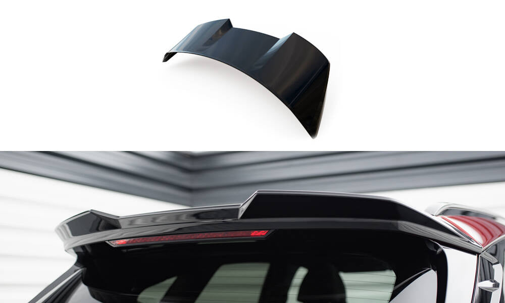 Maxton Design Spoiler CAP 3D passend für Hyundai Tucson N-Line Mk4 Facelift schwarz Hochglanz
