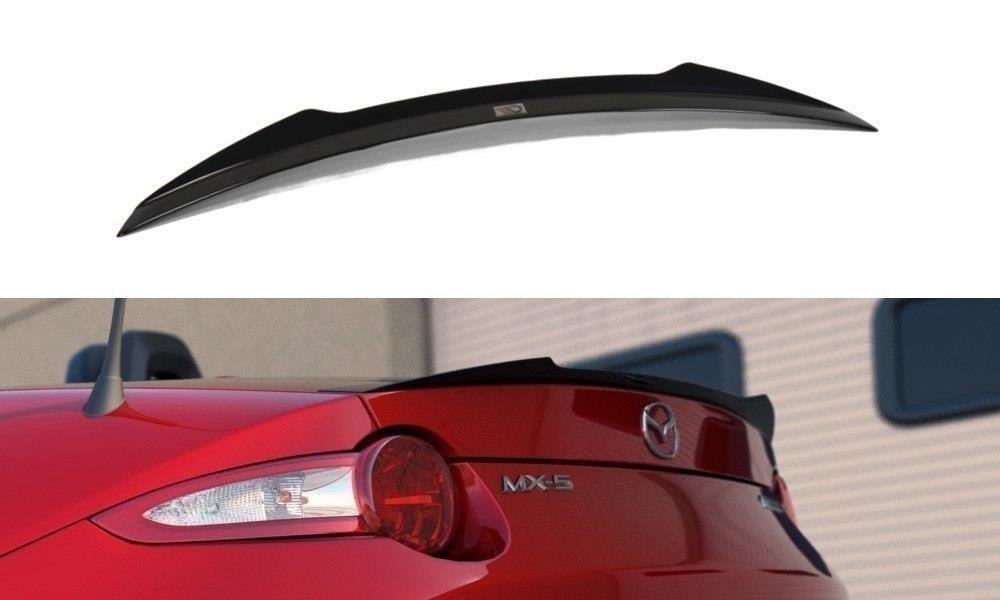 Maxton Design Spoiler CAP passend für Mazda MX-5 ND (Mk4) schwarz Hochglanz