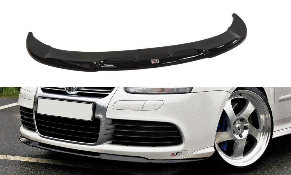 Maxton Design Street+ Spoilerlippe Front Ansatz passend für VW GOLF 5 R32 CUPRA schwarz Hochglanz