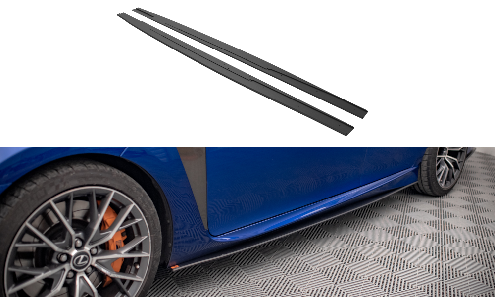 Maxton Design Street Pro Street+ Seitenschweller Leisten passend für Lexus GS F Mk4 Facelift