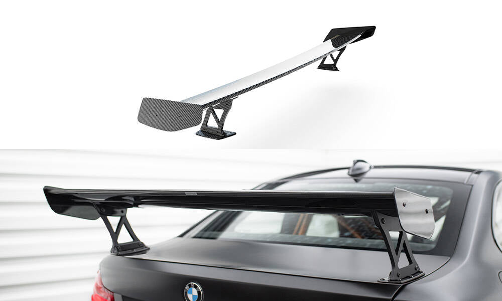 Maxton Design Carbon Spoiler With External Brackets Uprights BMW M2 F87 / 2 / 2 M-Paket F22 für BMW M2 F87