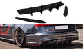 Maxton Design Heckschürze passend für & Heck Ansatz Flaps Diffusor passend für Audi S6 C7 FL