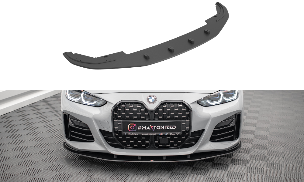 Maxton Design Street Pro Street+ Spoilerlippe Front Ansatz passend für BMW 4er Gran Coupe M-Paket G26