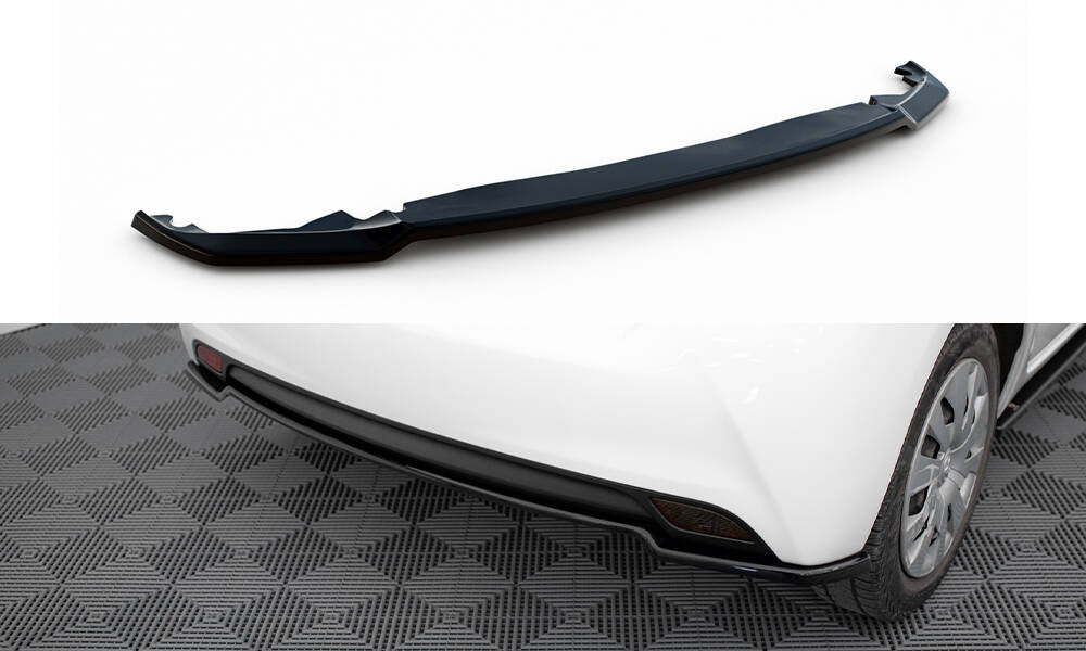 Maxton Design Heckansatz Toyota Yaris Mk3 Facelift schwarz Hochglanz für Toyota Yaris Mk3 Facelift