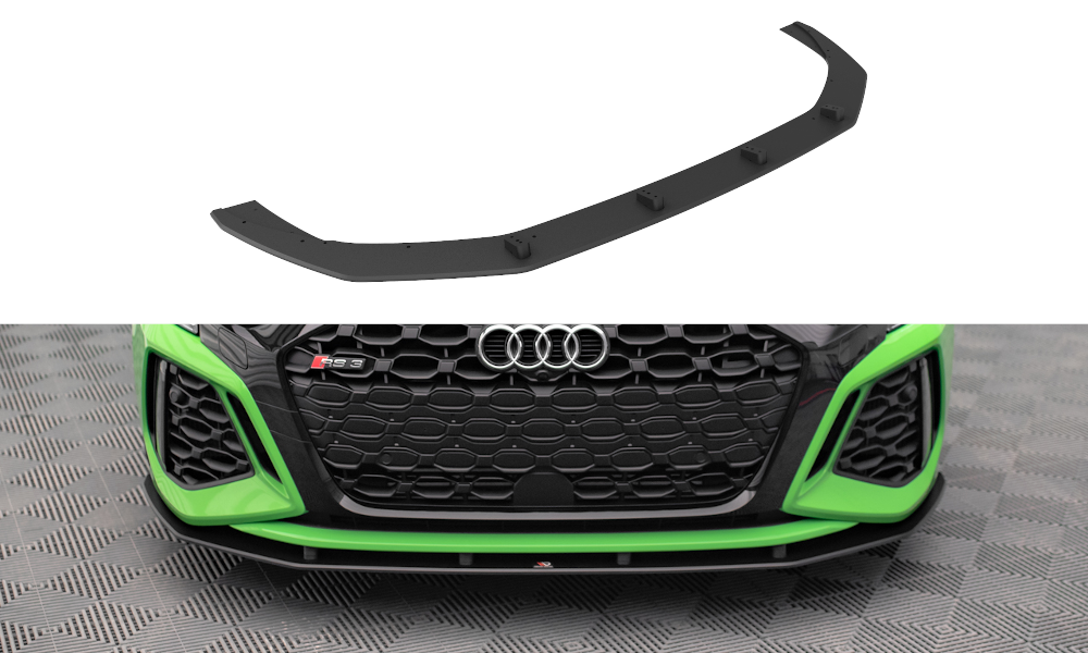 Maxton Design Street Pro Street+ Spoilerlippe Front Ansatz passend für Audi RS3 8Y