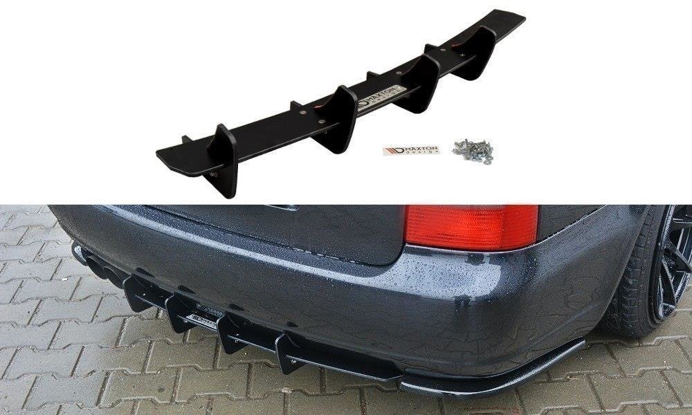 Maxton Design Diffusor Heck Ansatz passend für Heckschürze passend für AUDI S4 B5 Avant