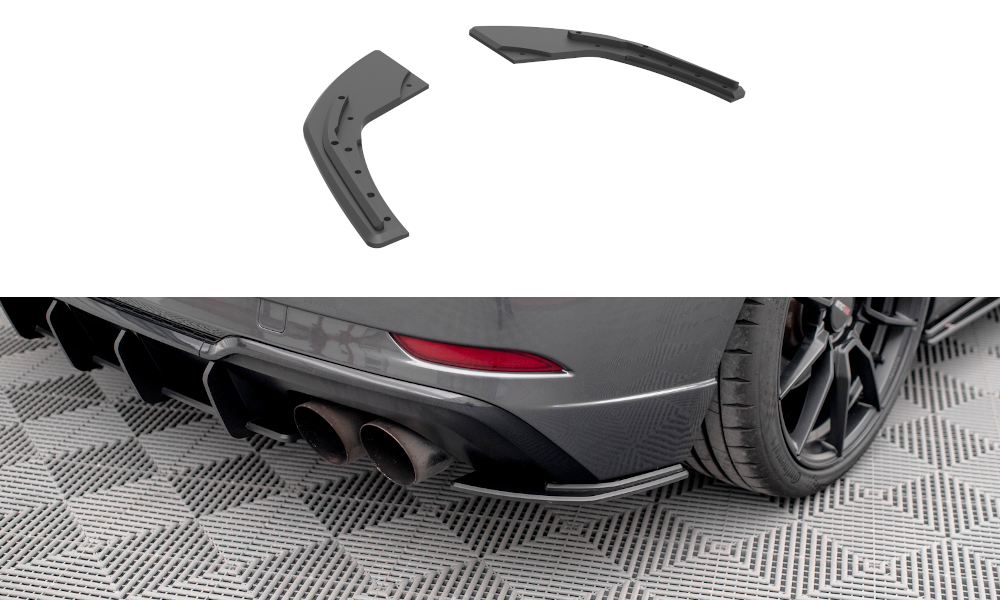 Maxton Design Street Pro Heck Ansatz Flaps Diffusor passend für Audi S3 Sportback 8V Facelift