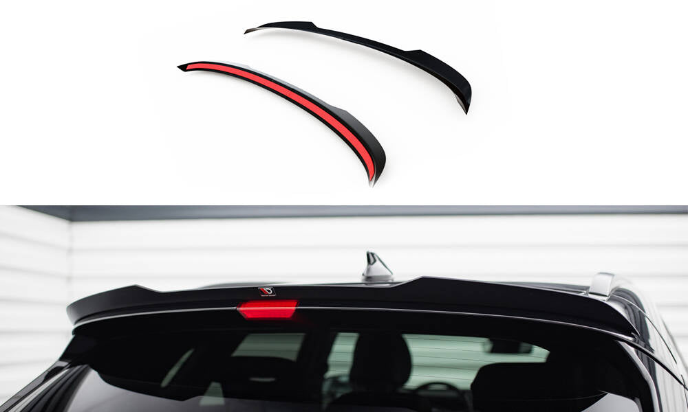 Maxton Design Spoiler CAP passend für Hyundai Kona N-Line Mk2 schwarz Hochglanz