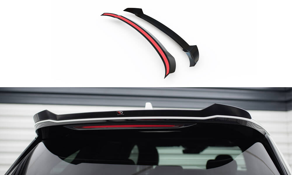 Maxton Design Spoiler CAP passend für Kia Sorento Mk4 schwarz Hochglanz