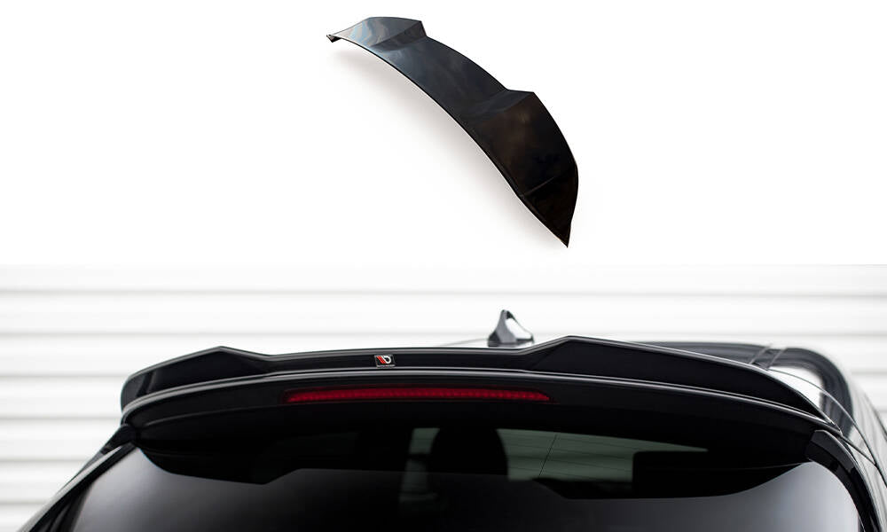 Maxton Design Höher Spoiler CAP 3D passend für Alfa Romeo Stelvio Mk1 schwarz Hochglanz