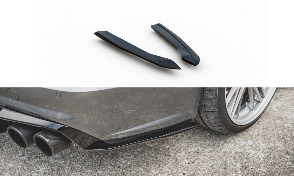 Maxton Design Heck Ansatz Flaps Diffusor passend für Audi A6 / A6 C7 S-line/ S6 C7 Facelift