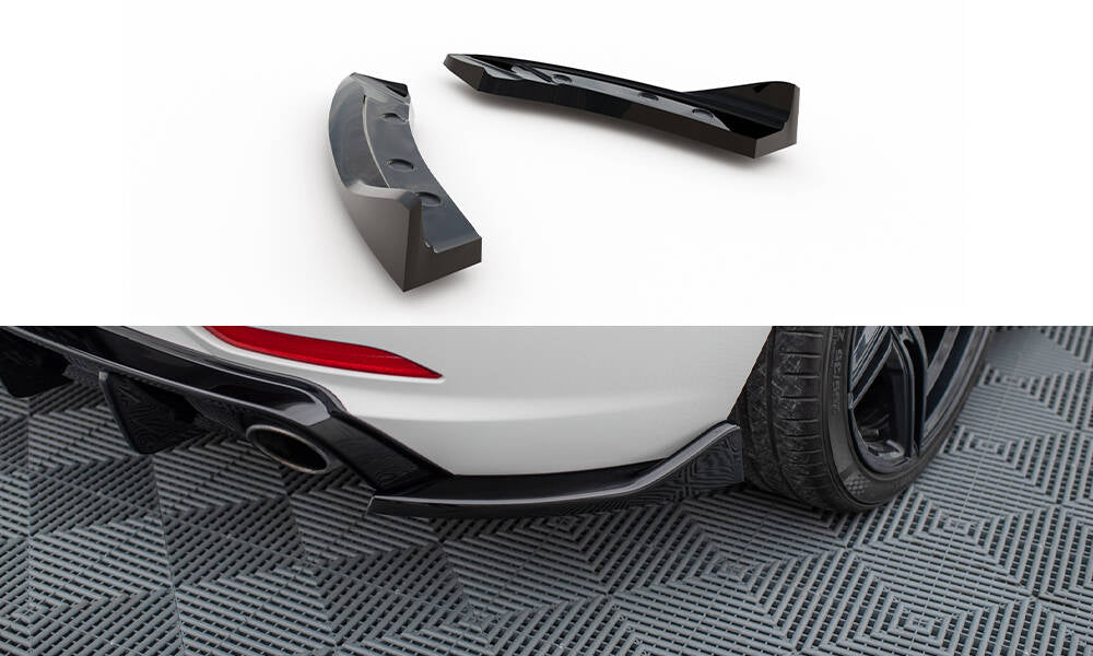 Maxton Design Heck Ansatz Flaps Diffusor passend für BMW Z4 E89 schwarz Hochglanz