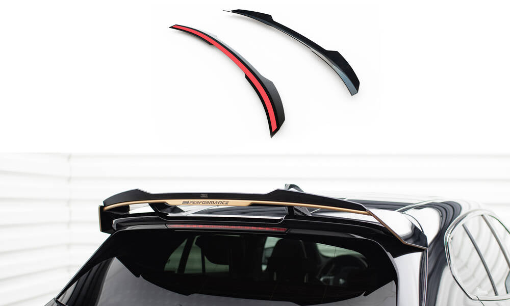 Maxton Design Spoiler CAP passend für BMW M135i M-Performance F40 schwarz Hochglanz