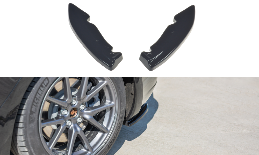 Maxton Design Heck Ansatz Flaps Diffusor für Tesla Model 3 Carbon Look