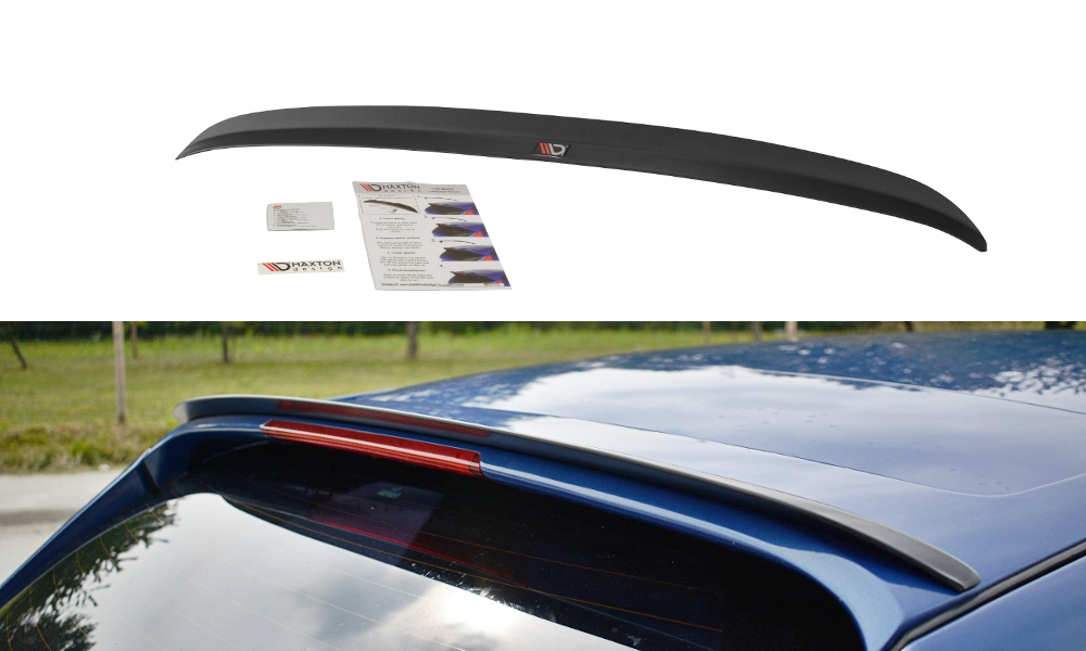 Maxton Design Spoiler CAP passend für ALFA ROMEO 156 GTA SW schwarz Hochglanz