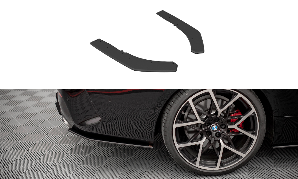 Maxton Design Street Pro Heck Ansatz Flaps Diffusor passend für BMW 4er M-Paket G22 / G23 / G22 Facelift / G23 Facelift