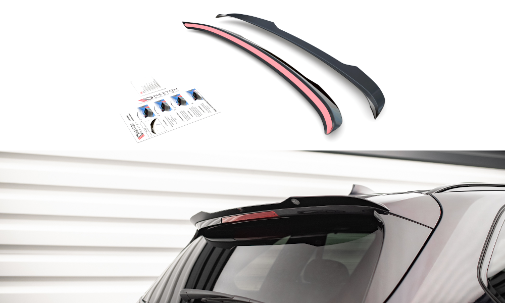 Maxton Design Spoiler CAP passend für BMW X5 M F85 schwarz Hochglanz