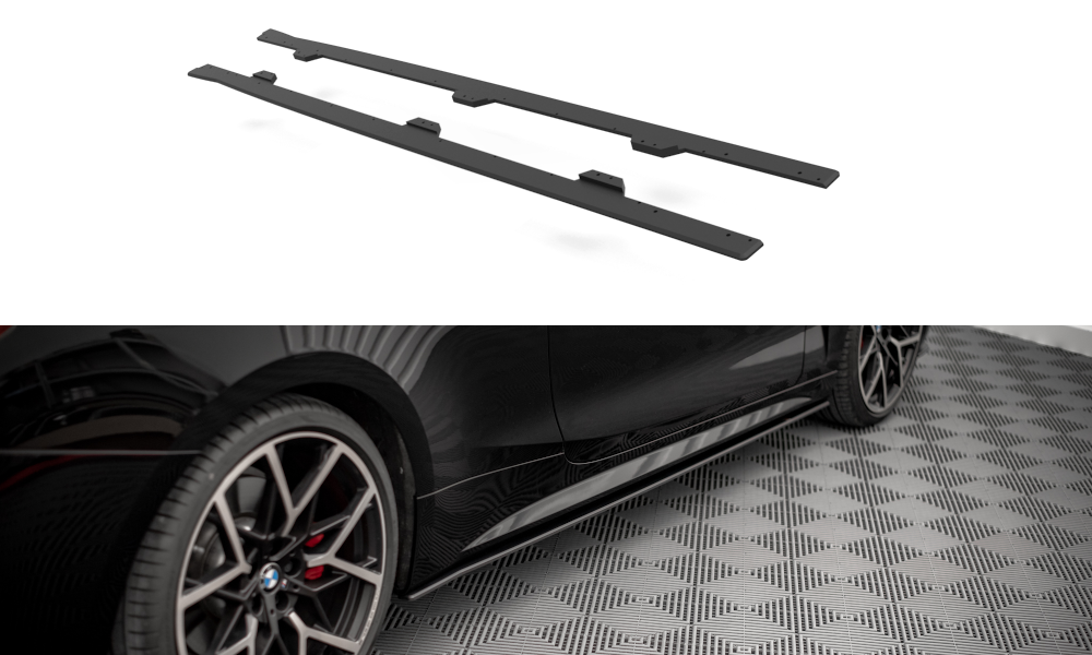 Maxton Design Street Pro Street+ Seitenschweller Leisten passend für BMW 4er M-Paket / M440i G22 / G23 / G22 Facelift / G23 Facelift