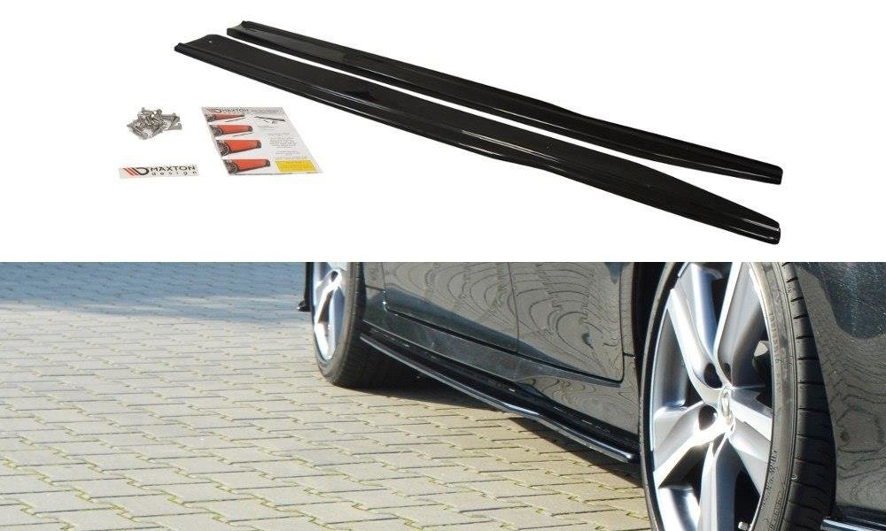 Maxton Design Seitenschweller Ansatz für Lexus GS Mk4 Facelift Carbon Look