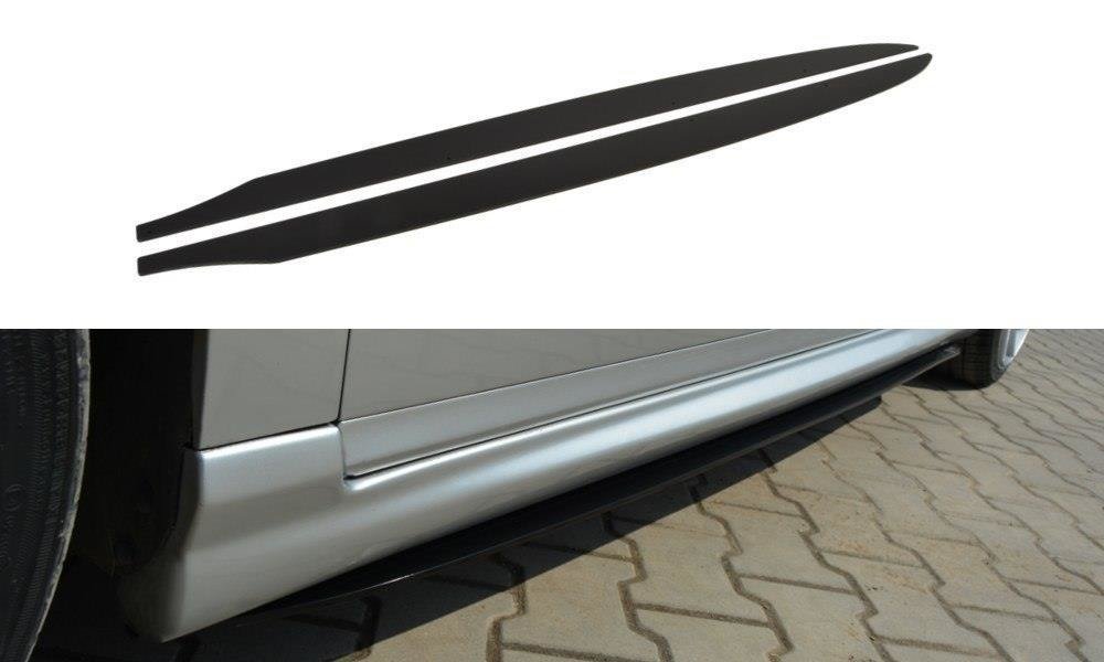 Maxton Design Racing Seitenschweller Ansatz VW PASSAT B6/B7 R-LINE für Volkswagen Passat Mk6 (B6)