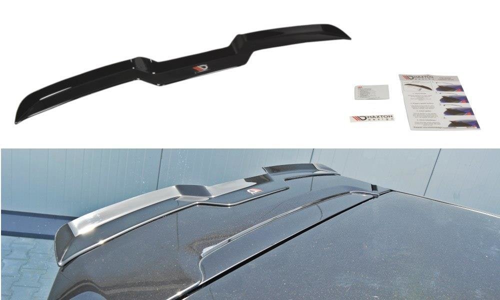 Maxton Design Spoiler CAP passend für Abarth Punto Evo schwarz Hochglanz