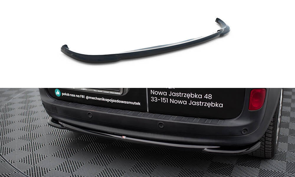 Maxton Design Heckansatz Mercedes-Benz Citan W415 schwarz Hochglanz für Mercedes-Benz Citan W415