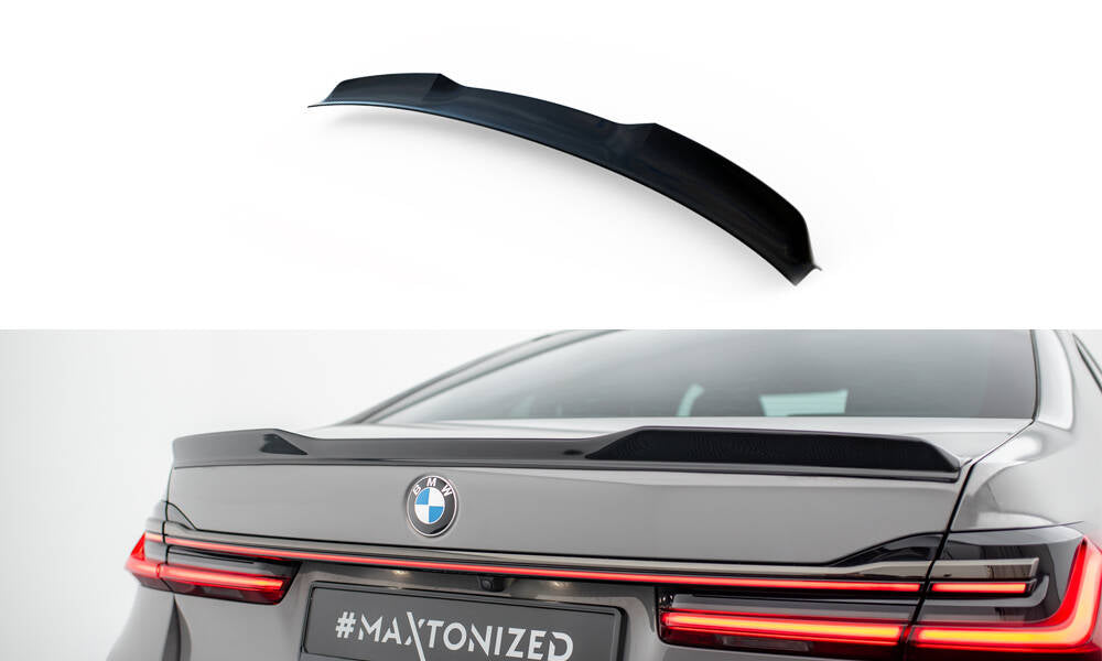 Maxton Design Spoiler CAP 3D passend für BMW 7 G11 / G12 schwarz Hochglanz