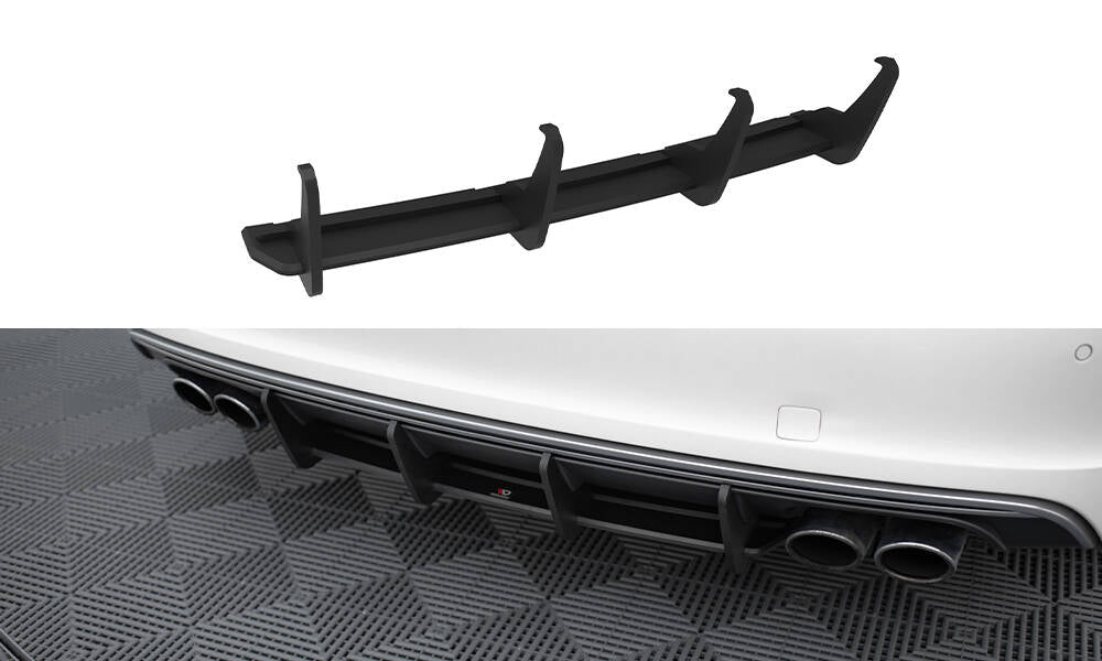 Maxton Design Street Pro Heckschürze passend für Audi S3 Sportback / Hatchback 8V