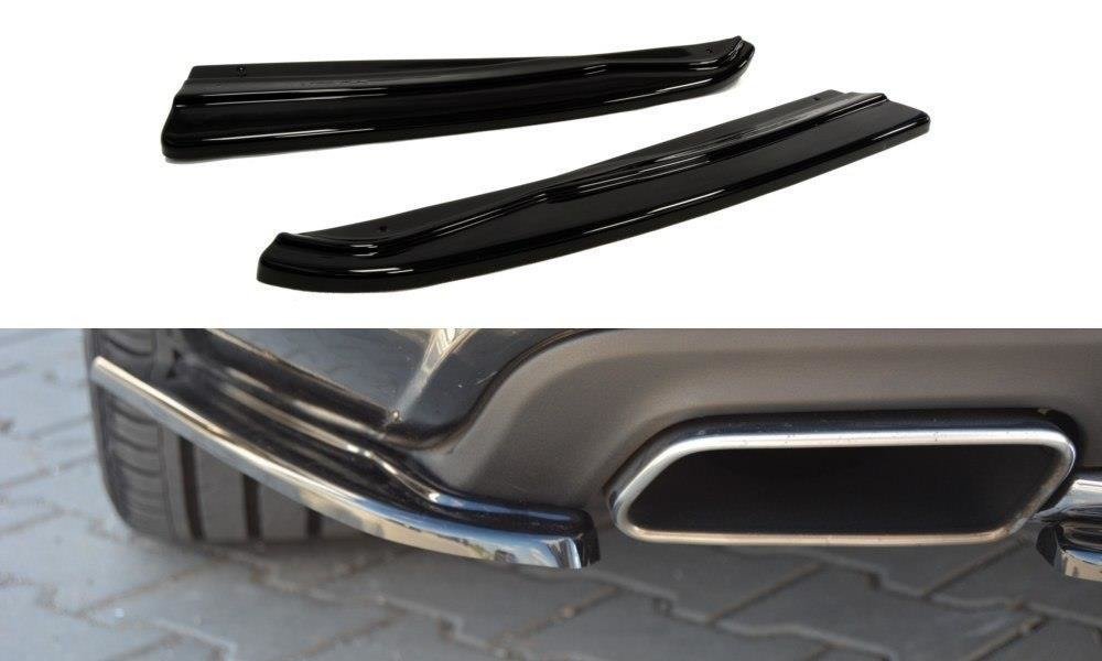 Maxton Design Heck Ansatz Flaps Diffusor passend für Mercedes-Benz CLS AMG-Line C218 schwarz Hochglanz