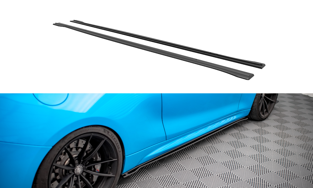 Maxton Design Street Pro Street+ Seitenschweller Leisten passend für BMW M2 F87